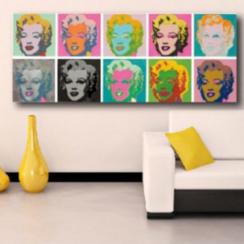 Πίνακας σε καμβά με Ζωγραφική Andy Warhol Marilyn Monroe